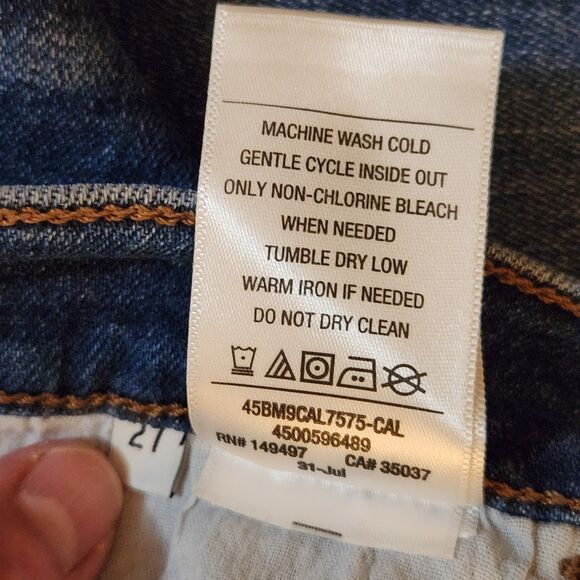 Hudson Rosalie High-Rise Wide Leg Ankle Jean in Callisto (Blue), Sz 27 - Picture 13 of 13